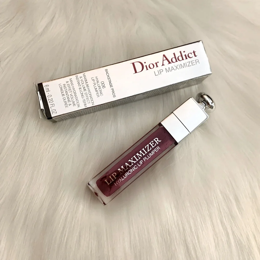 Dior 💄Addict Lip Maximizer Lip Plumping Tinted Gloss -Berry Shade #6 NWOB